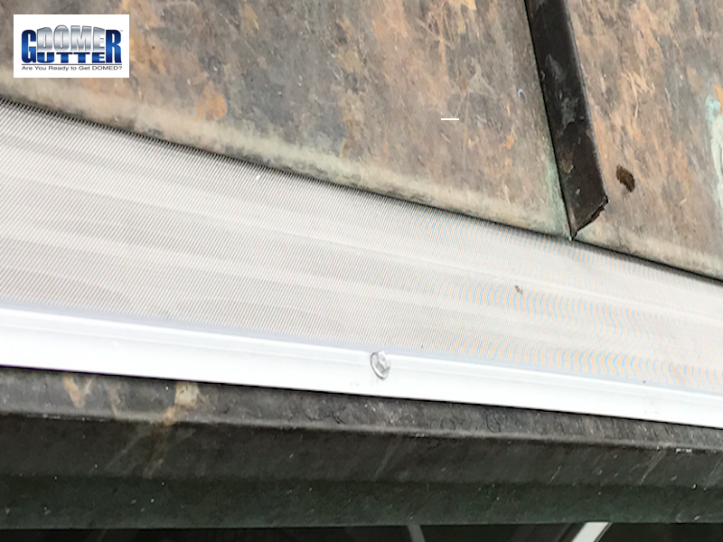 GutterDome - GD45A - Metal Roof - Straight Run - Close &amp; Logo