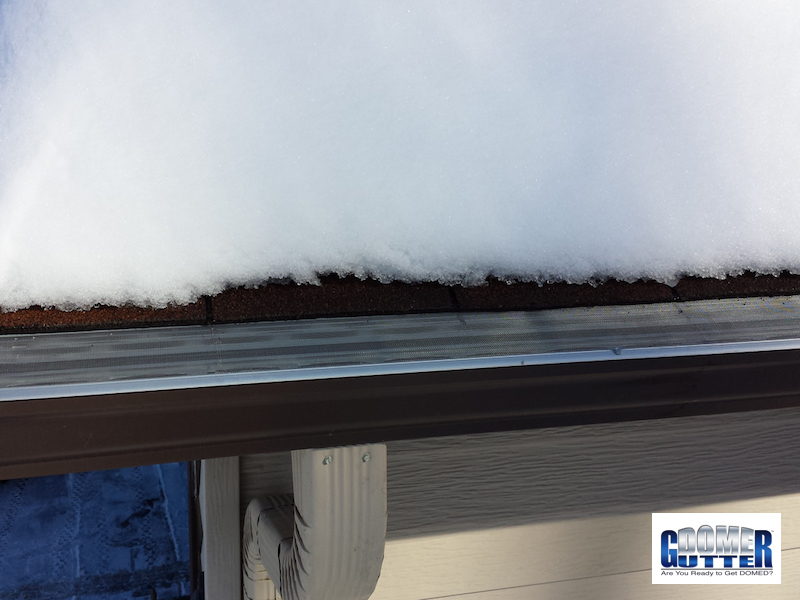 GutterDome - GD45M Magma - Chromalox Heat Cable - Comp Shingle - Melted Snow & Logo