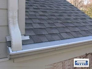GutterDome installation on shingle roof